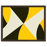 Geometric Shapes No. 4 - yellow, black & white