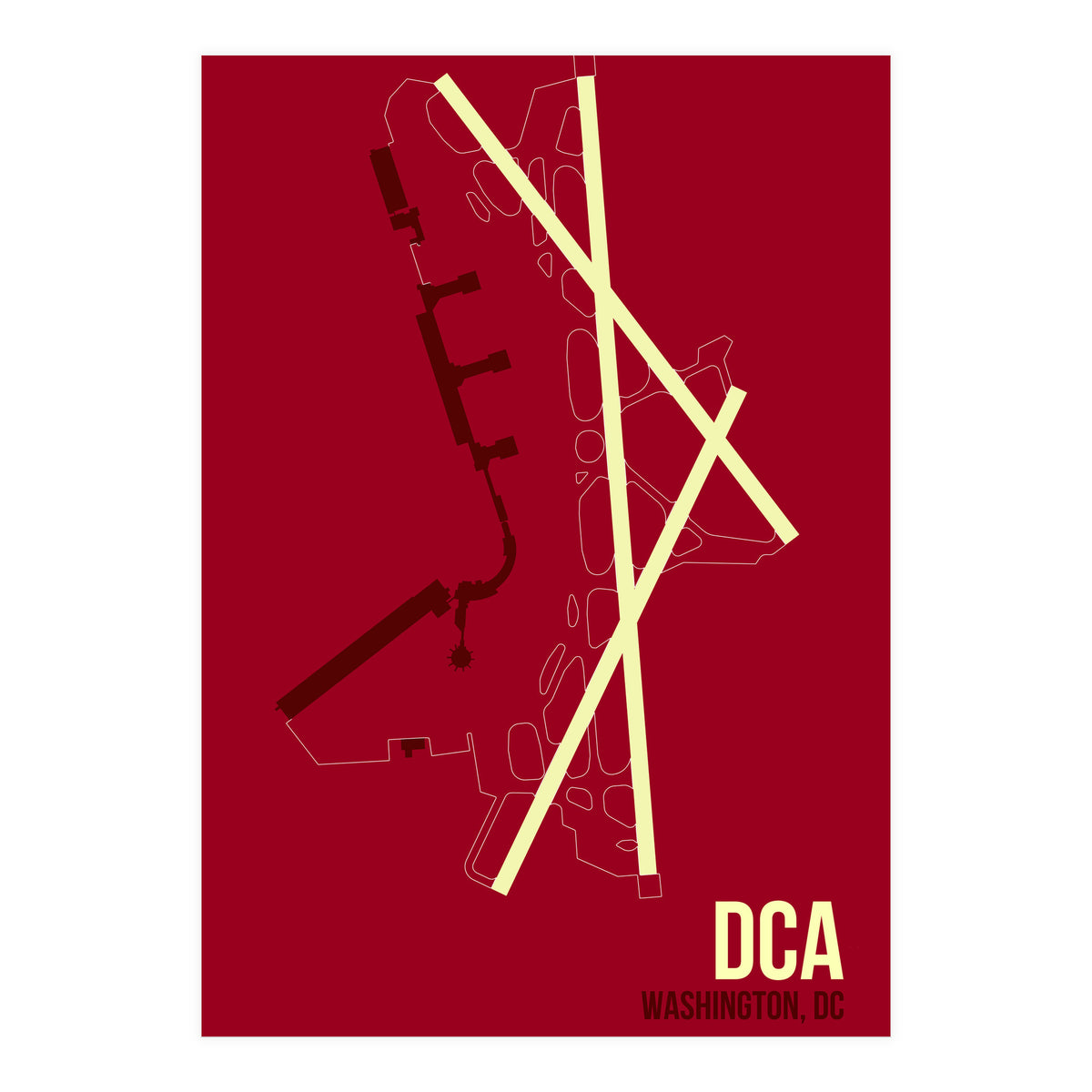 Washington Dca Layout (Print Only)