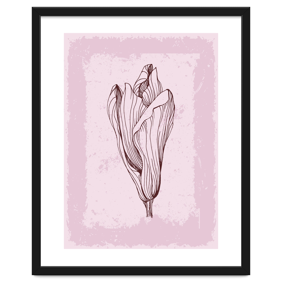 Magnolia Neutral Abstract Botanical