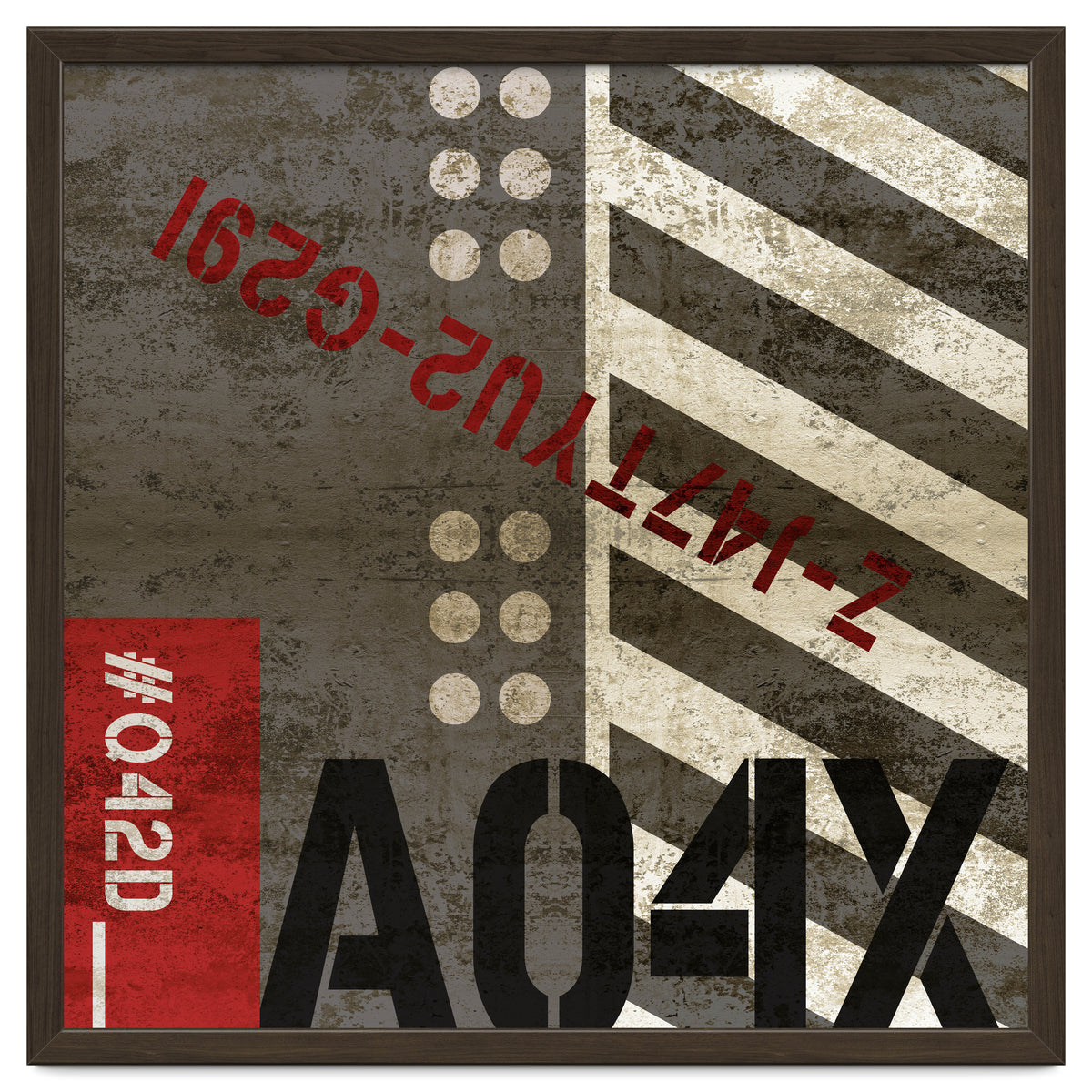 Abstract Industrial Grey Stripes