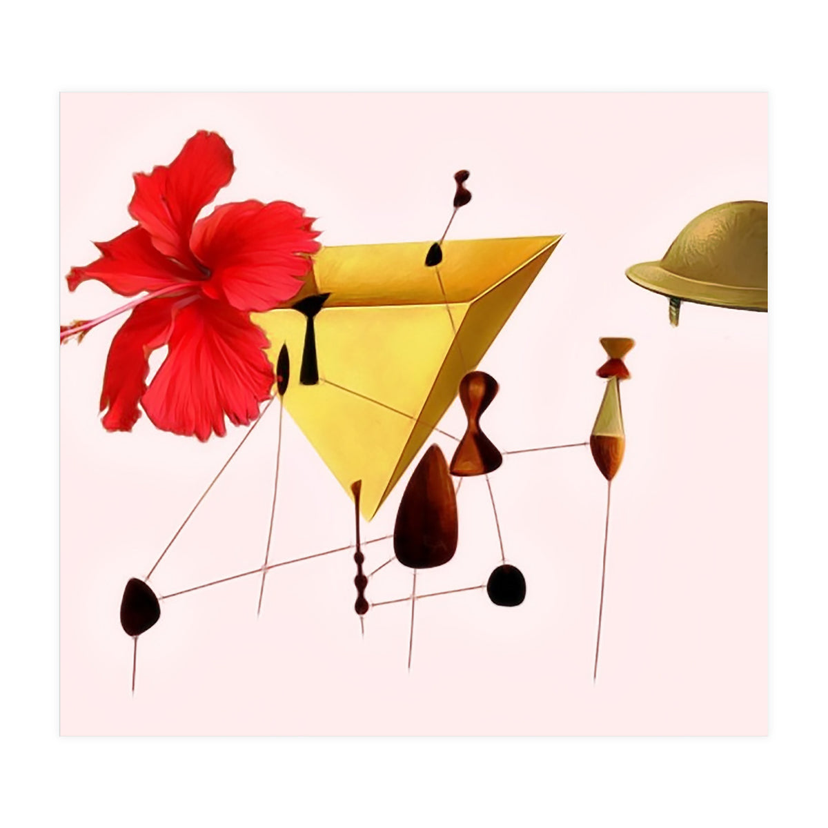 Golden Abstract (Print Only)