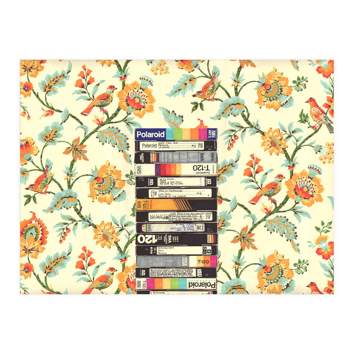 VHS & Entry Hall Wallpaper (Print Only)