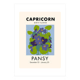 Capricorn Birth Flower Pansy (Print Only) thumbnail