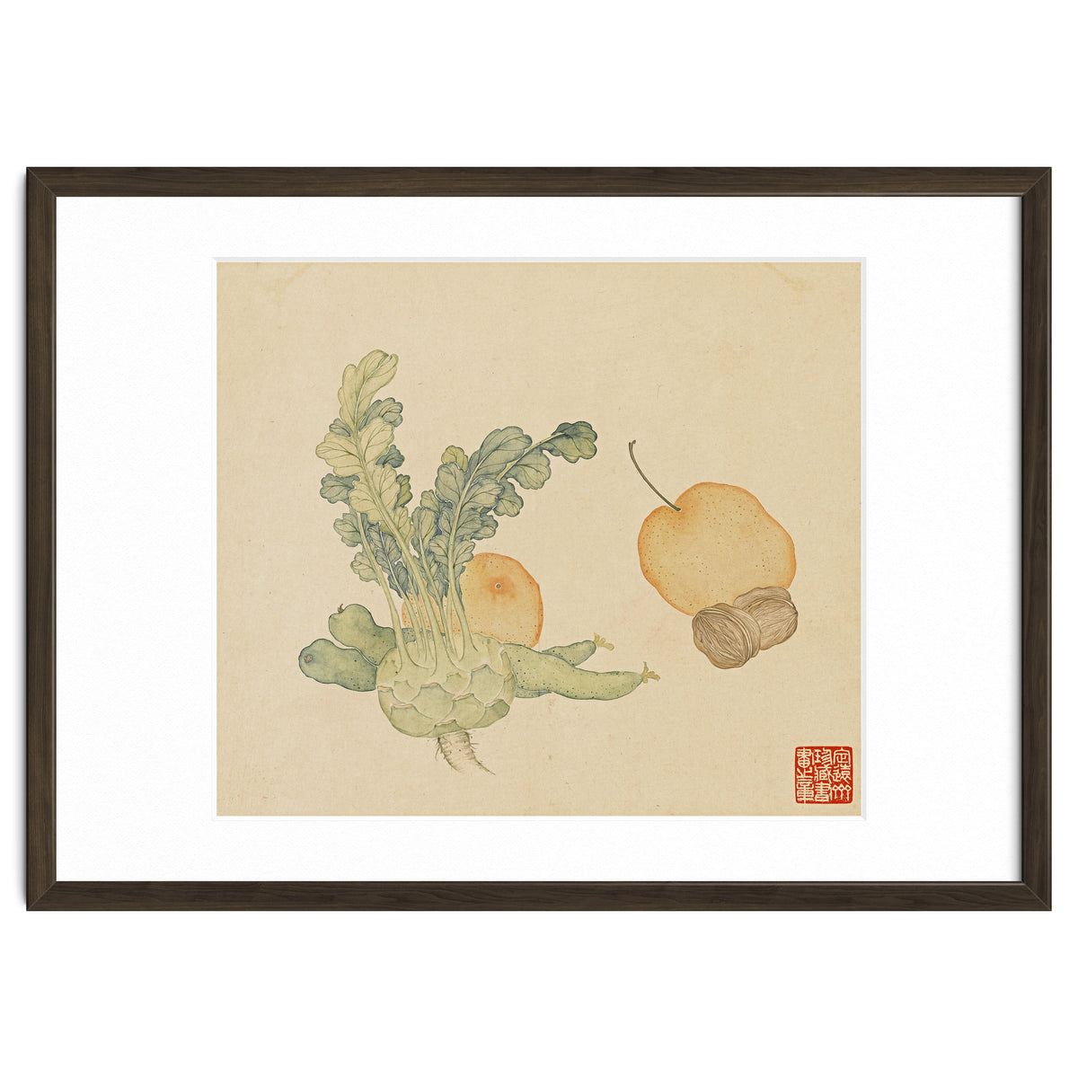 Wang Chengpi ~flowers And Vegetables, Vegetables, Fruits, Epiphyllum, Pears, Peppers