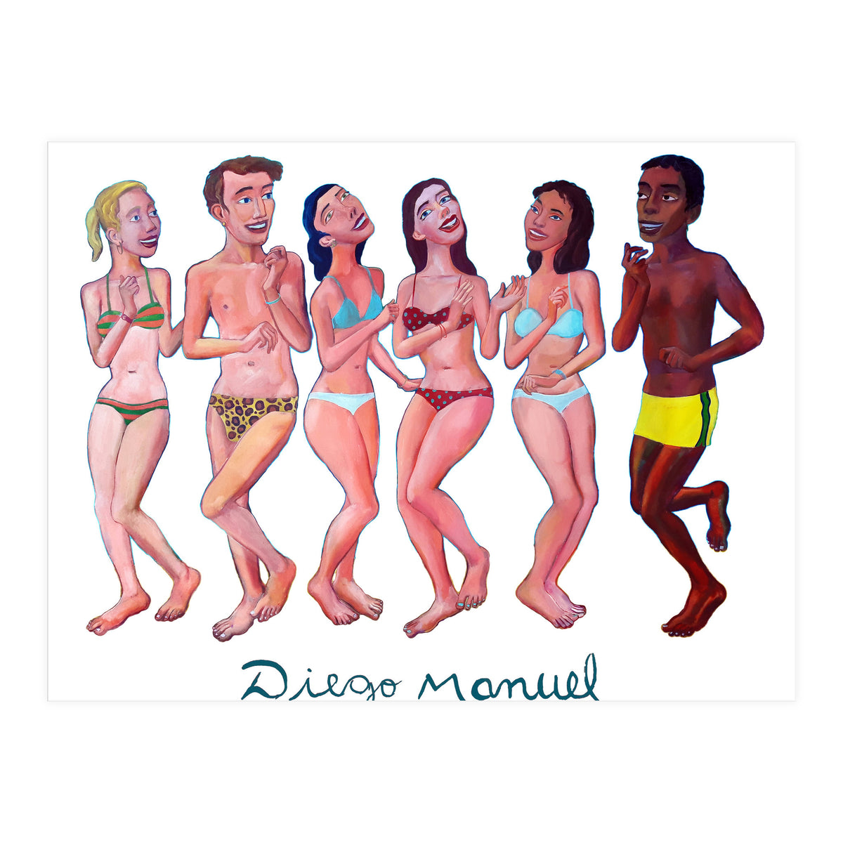 Fiesta En La Playa 3b (Print Only)