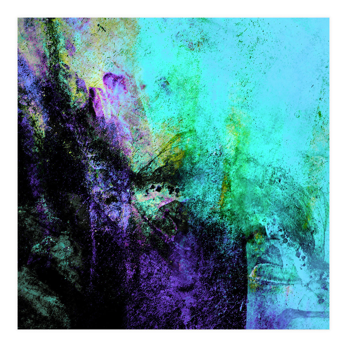 Stormy Purple Vs Black (Print Only)