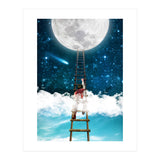 Reach For The Moon (Print Only) thumbnail
