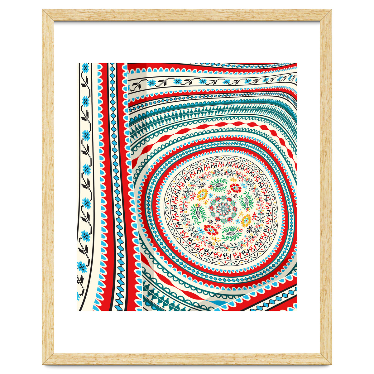 Romanian embroidery background 19