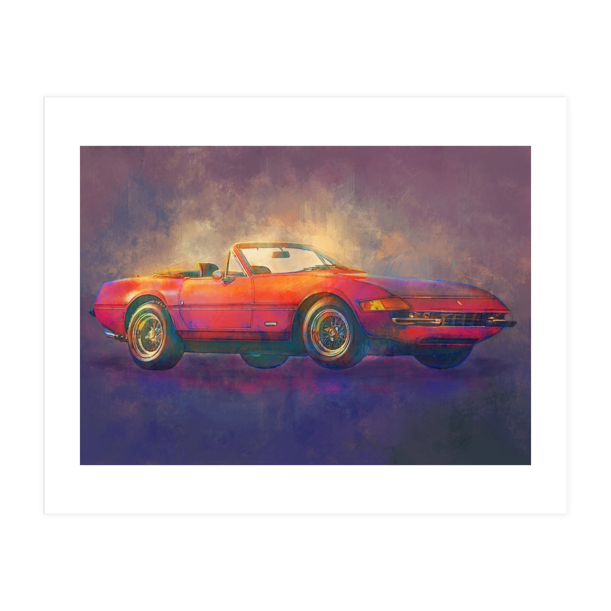 Ferrari 365 GTB 4 Daytona Spyder (Print Only)