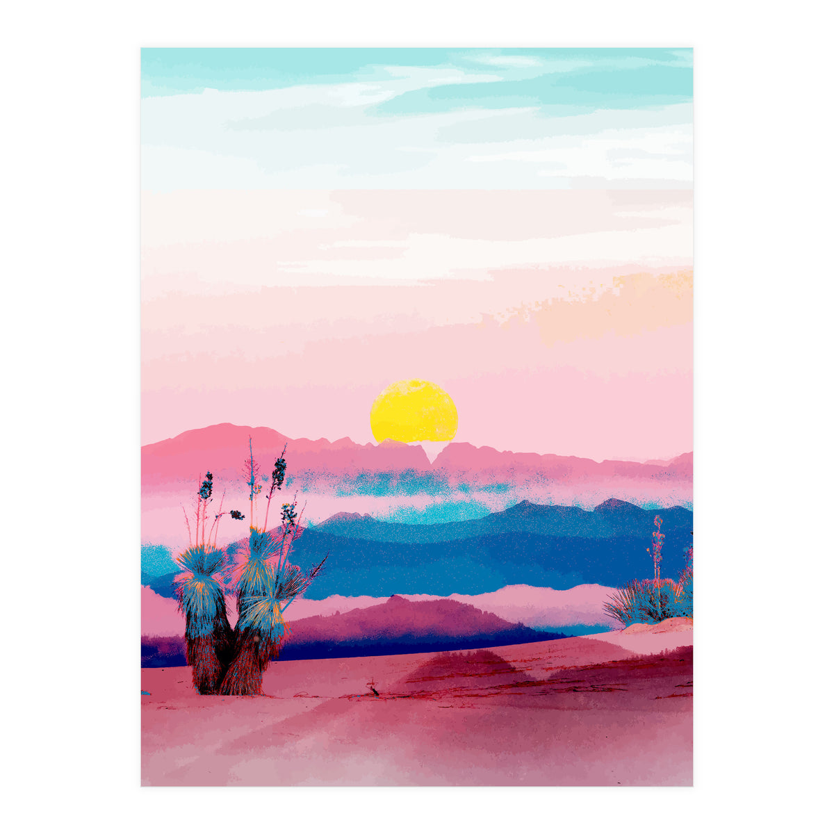 Her Heart Was Made Of Liquid Sunsets (Print Only)