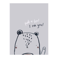 Peek A Boo Bear (Print Only)