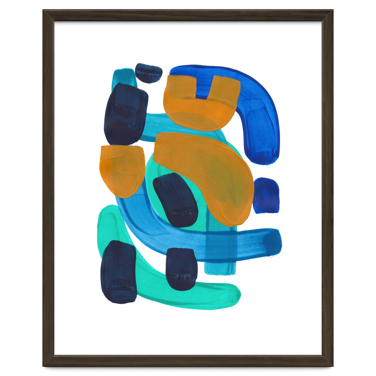 Marine Shapes Yellow Accent