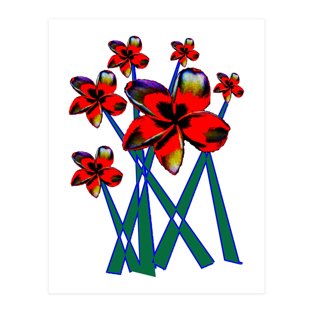 Redflowers (Print Only)