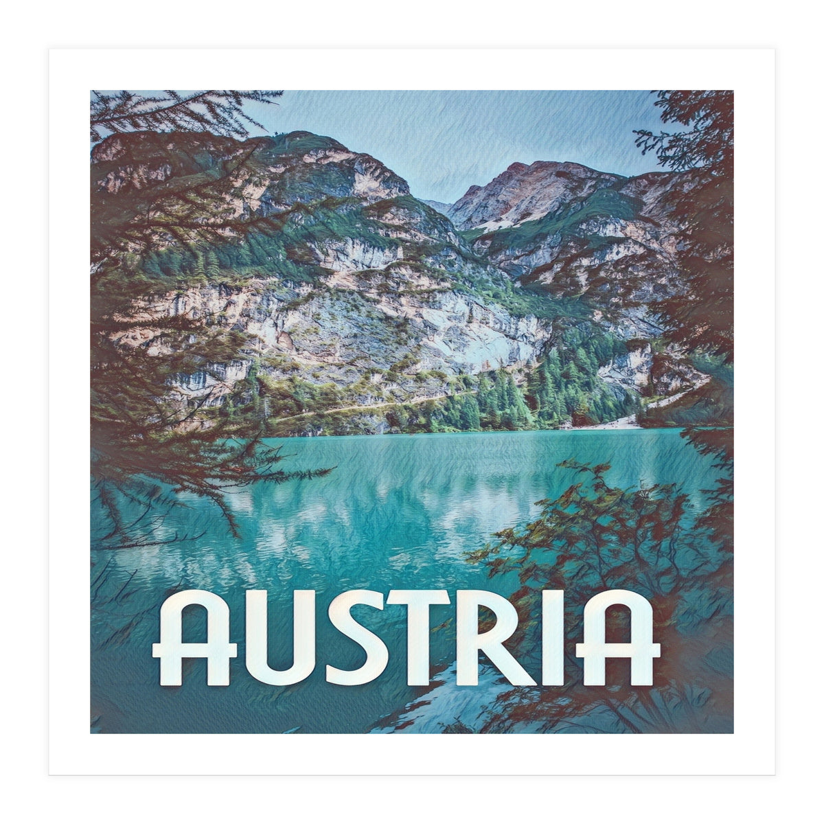 Paradise inside Austria. (Print Only)