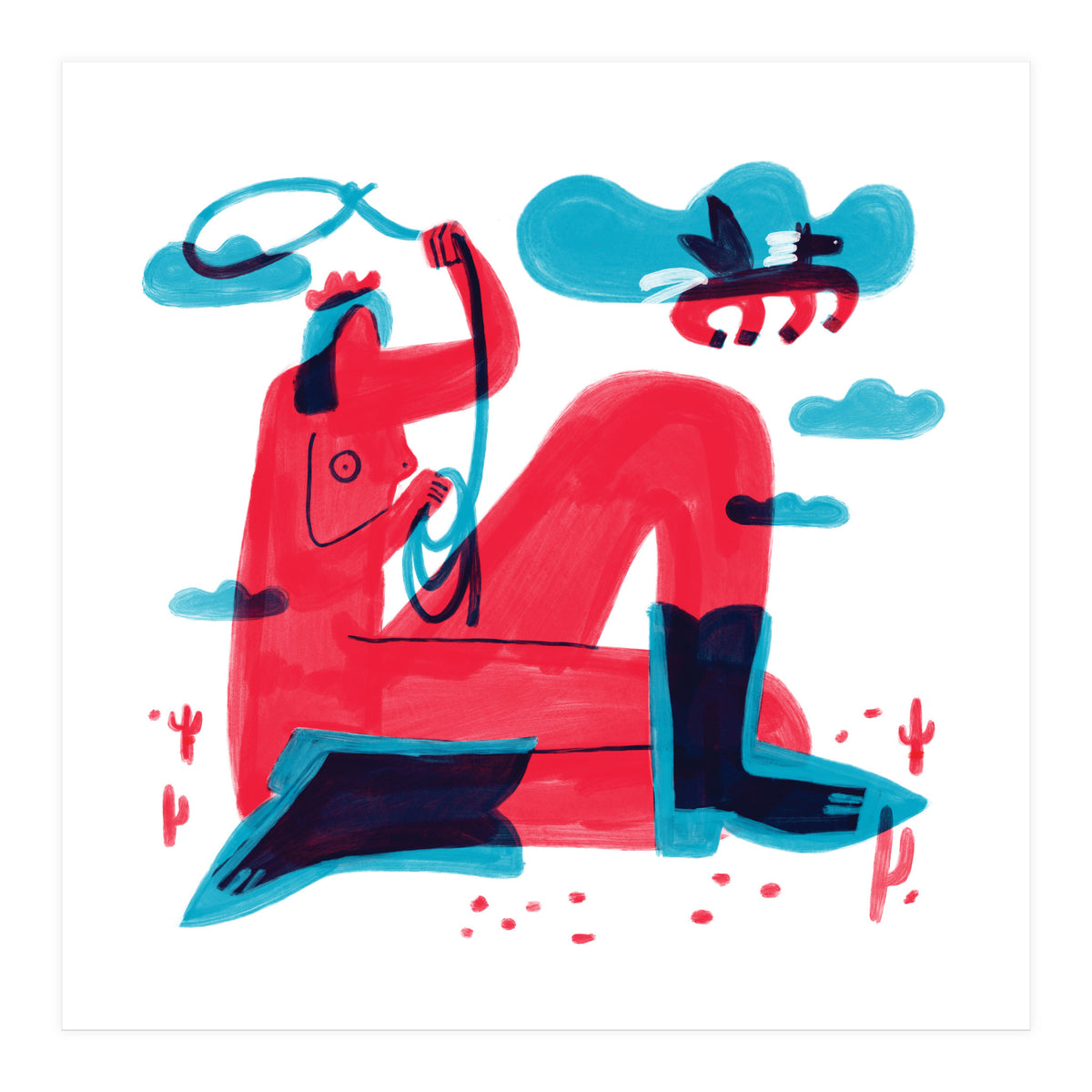 Runaway Pegasus (Print Only)