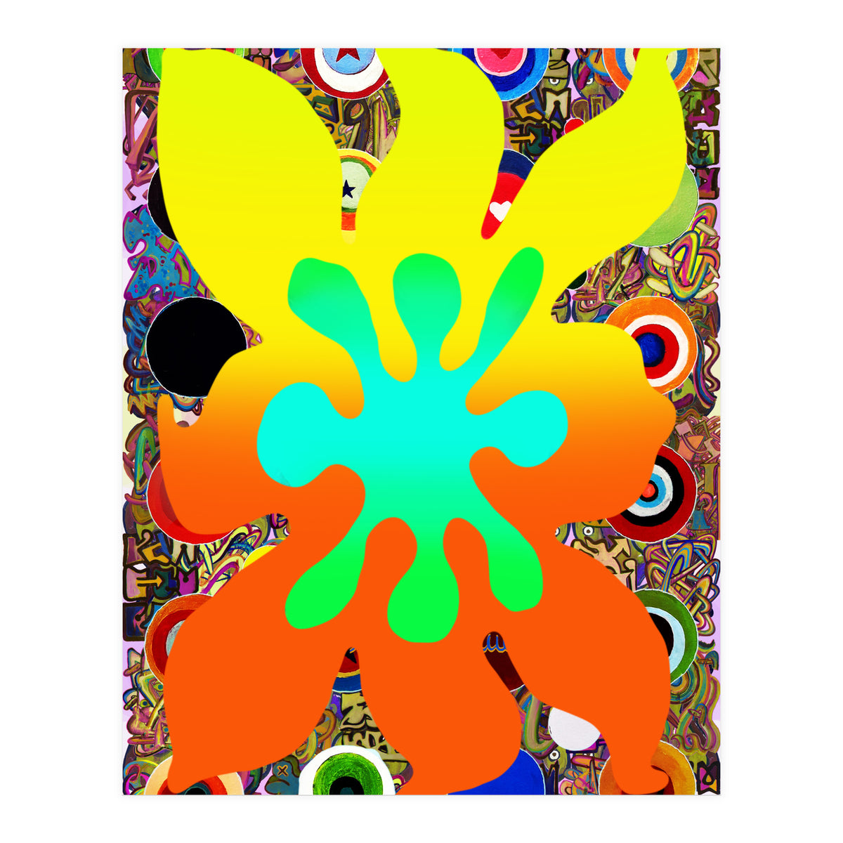 Fuego Y Graffiti 84 (Print Only)