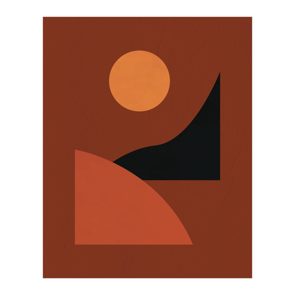 Abstract Geometrical Terracota Earthy Tones (Print Only)