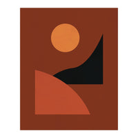 Abstract Geometrical Terracota Earthy Tones (Print Only)