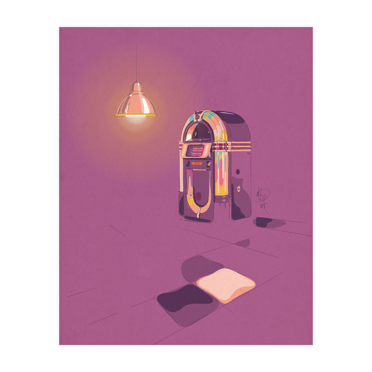 Wurlitzer Jukebox (Print Only)