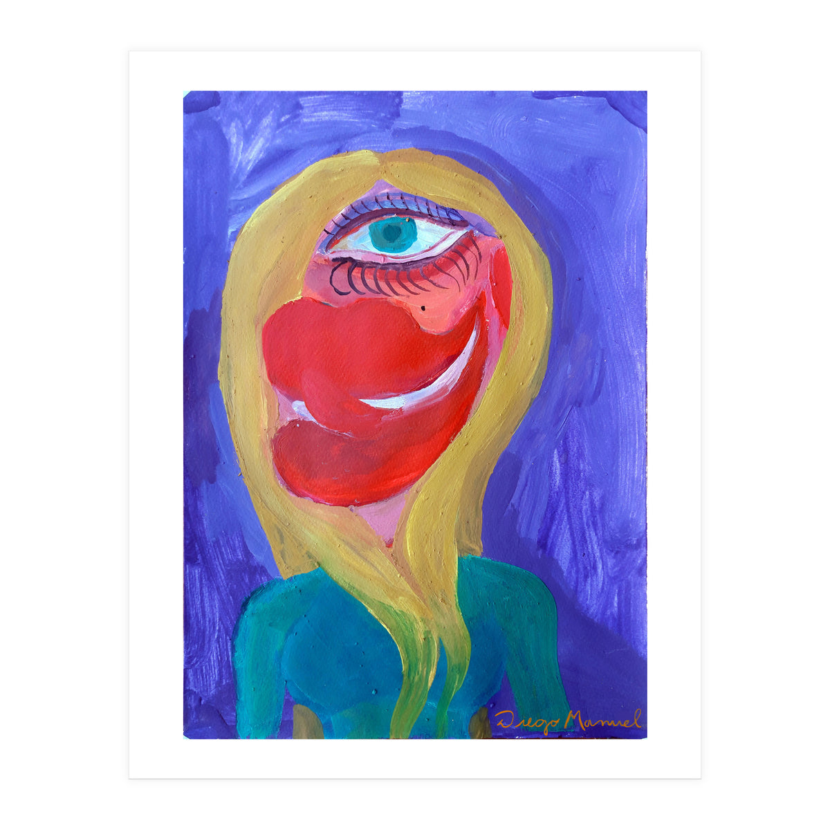 Rubia Cubista 2 (Print Only)