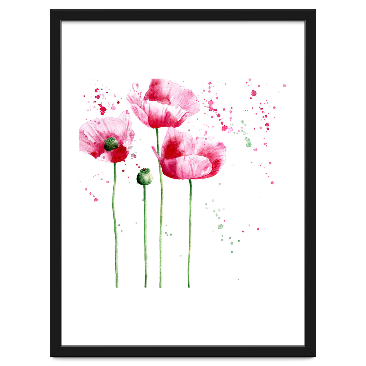 Poppies || watercolor