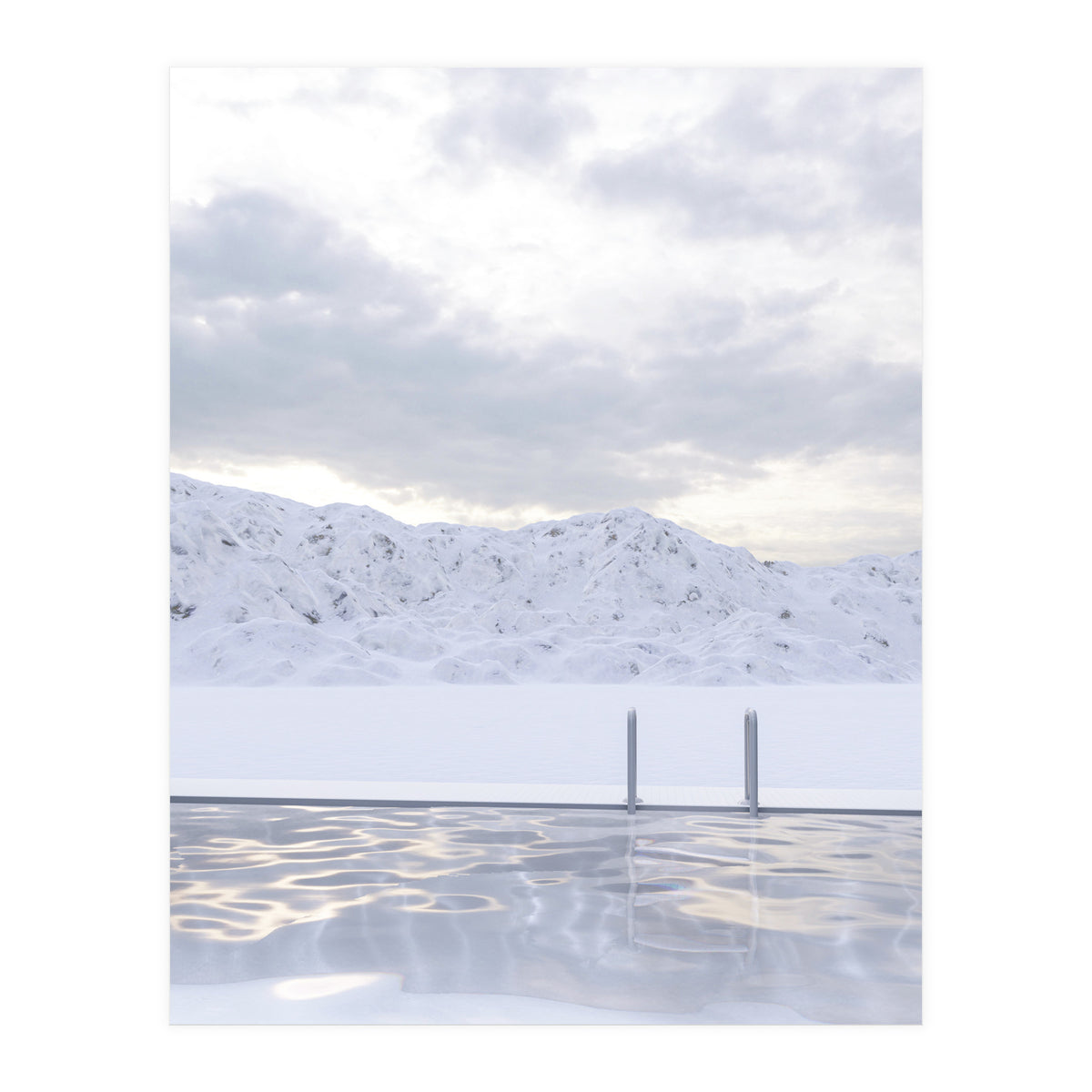 POOL SERIES-WHITE (Print Only)