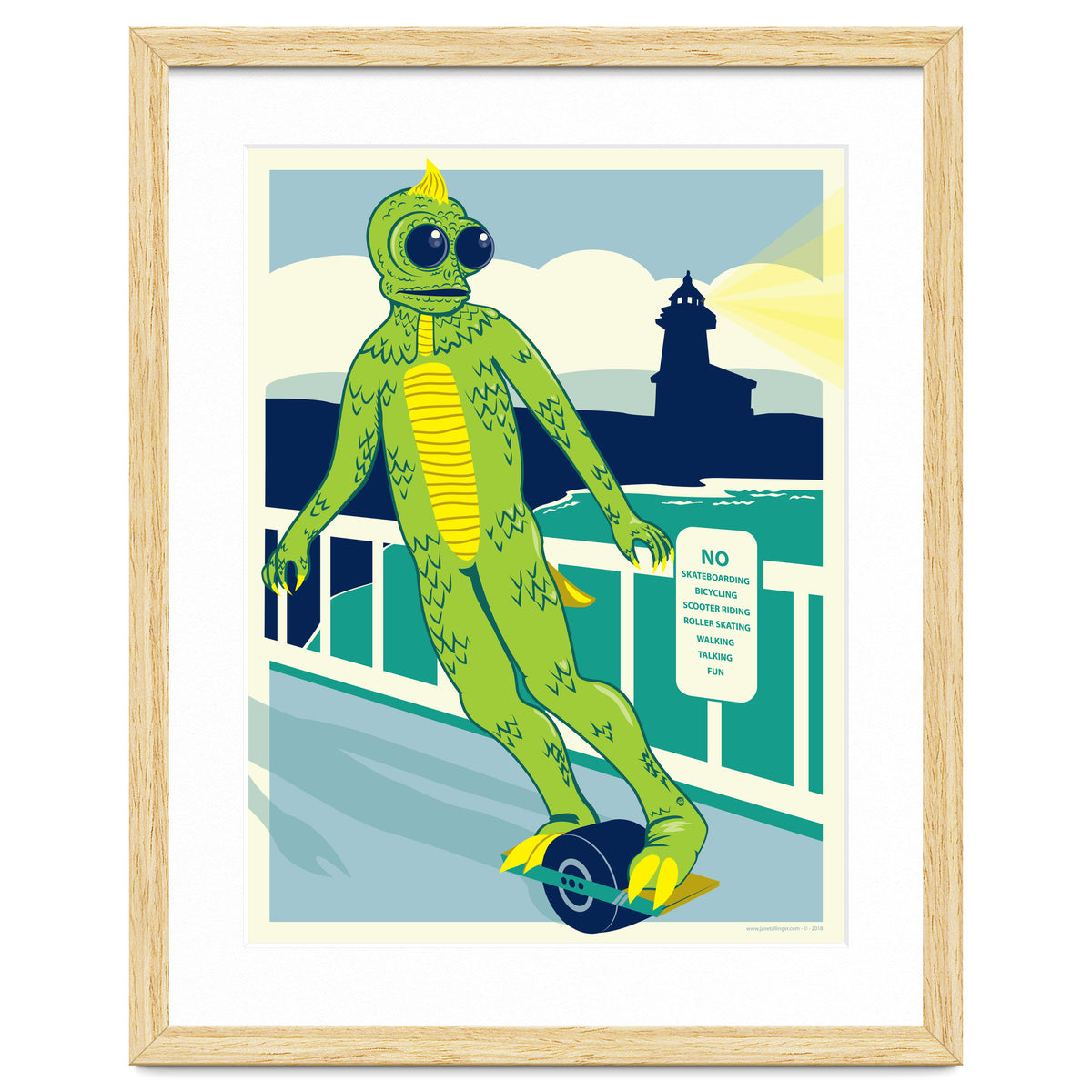 Sleezstak riding One Wheel