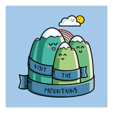 Kawaii Cute Visit the mountains (Print Only) thumbnail