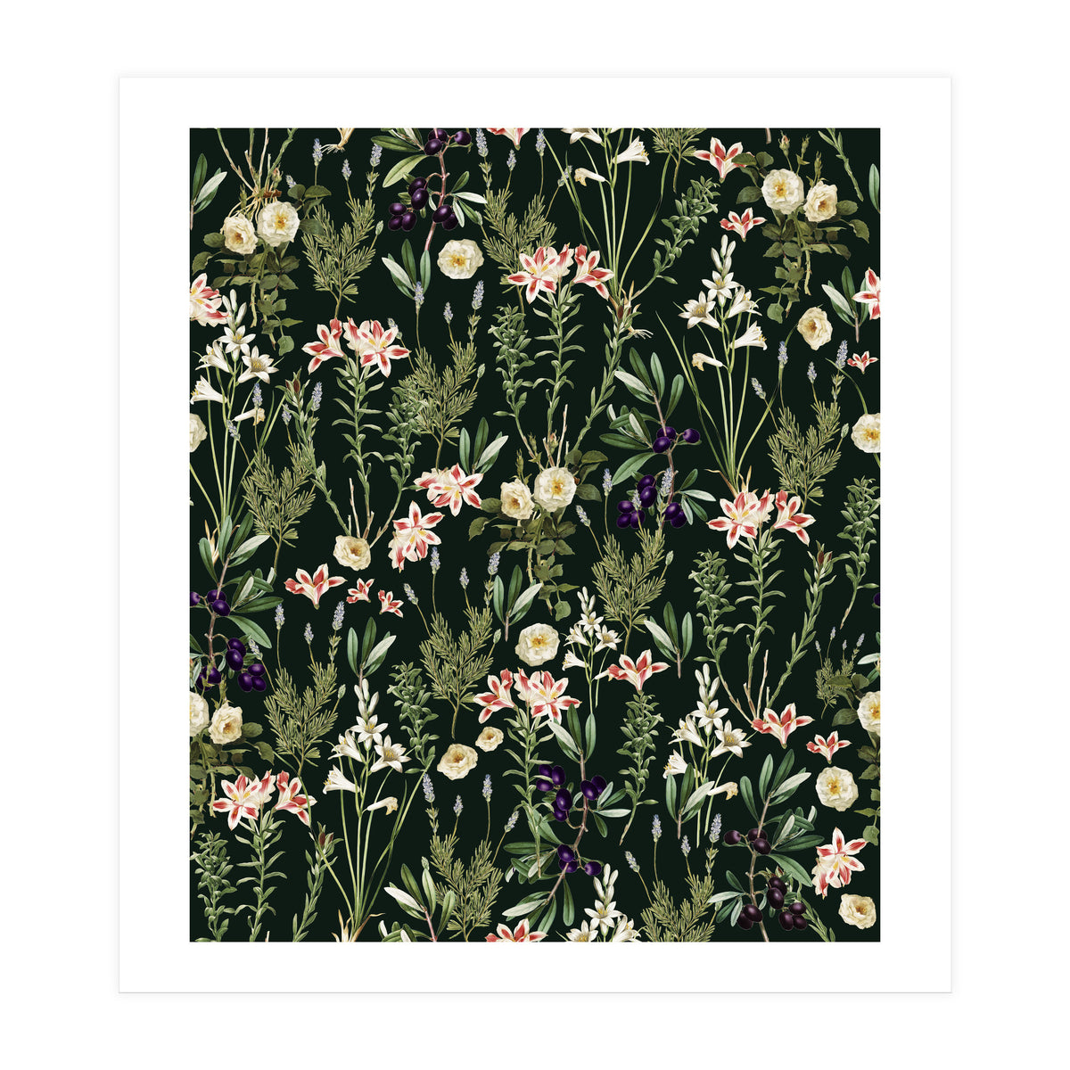 Dark Botanical Garden (Print Only)