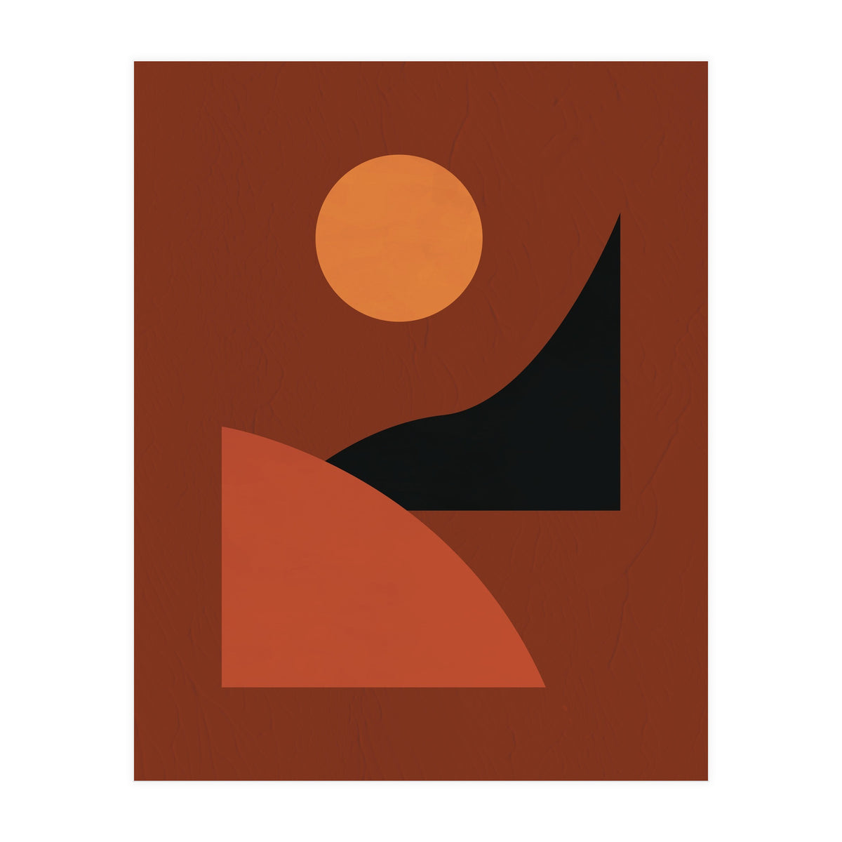 Abstract Geometrical Terracota Earthy Tones (Print Only)