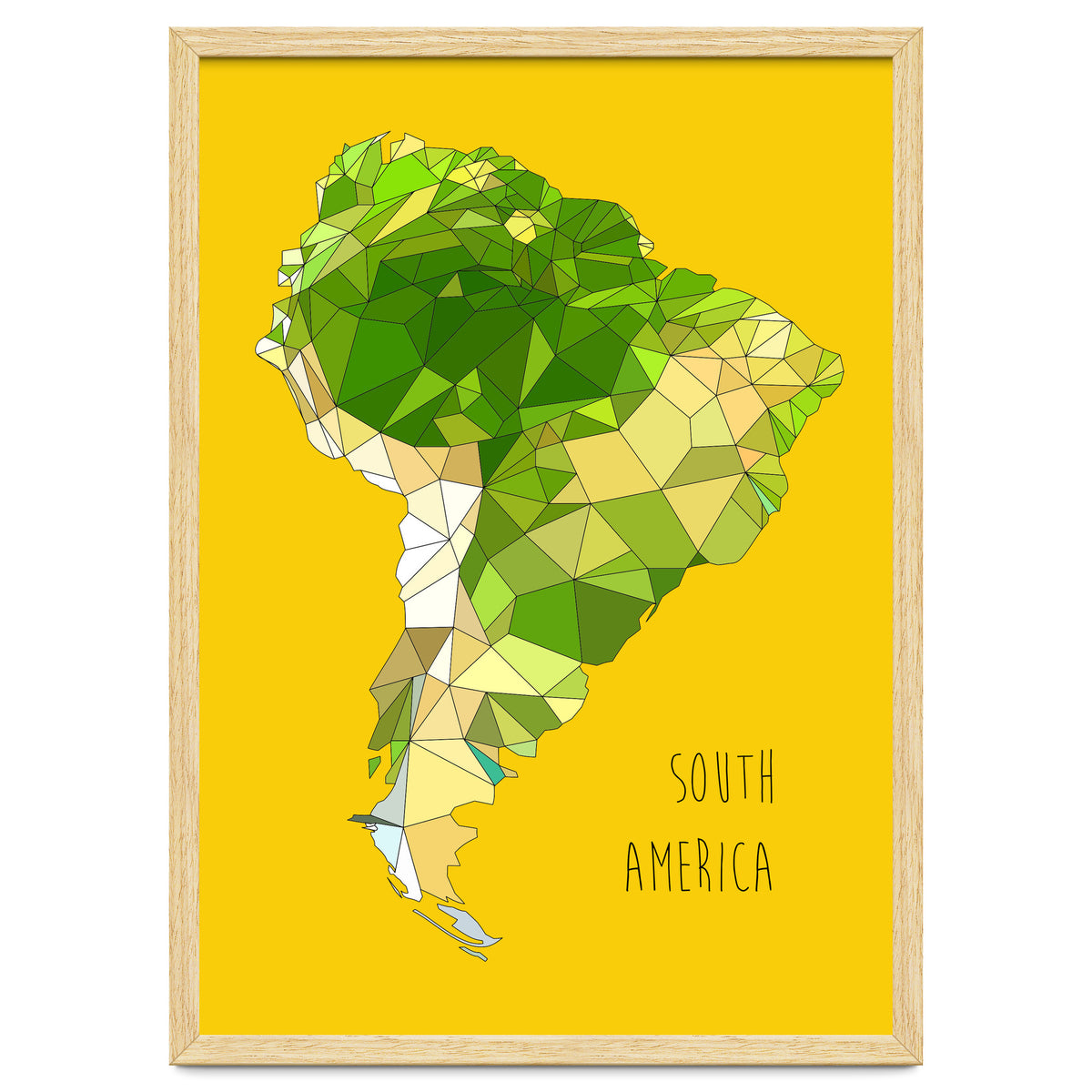 SOUTH AMERICA – Yellow