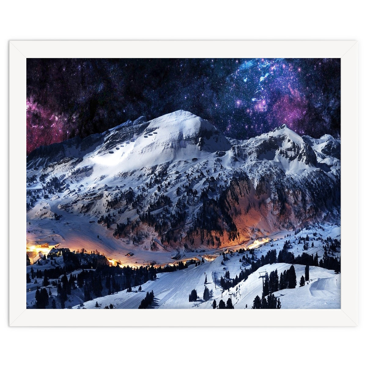 Mountain CALM IN space view