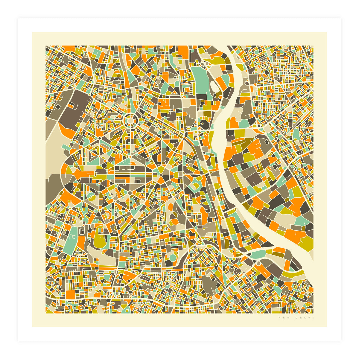 NEW DELHI MAP (Print Only)