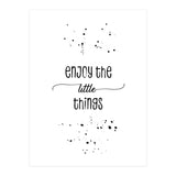 TEXT ART Enjoy the little things (Print Only) thumbnail