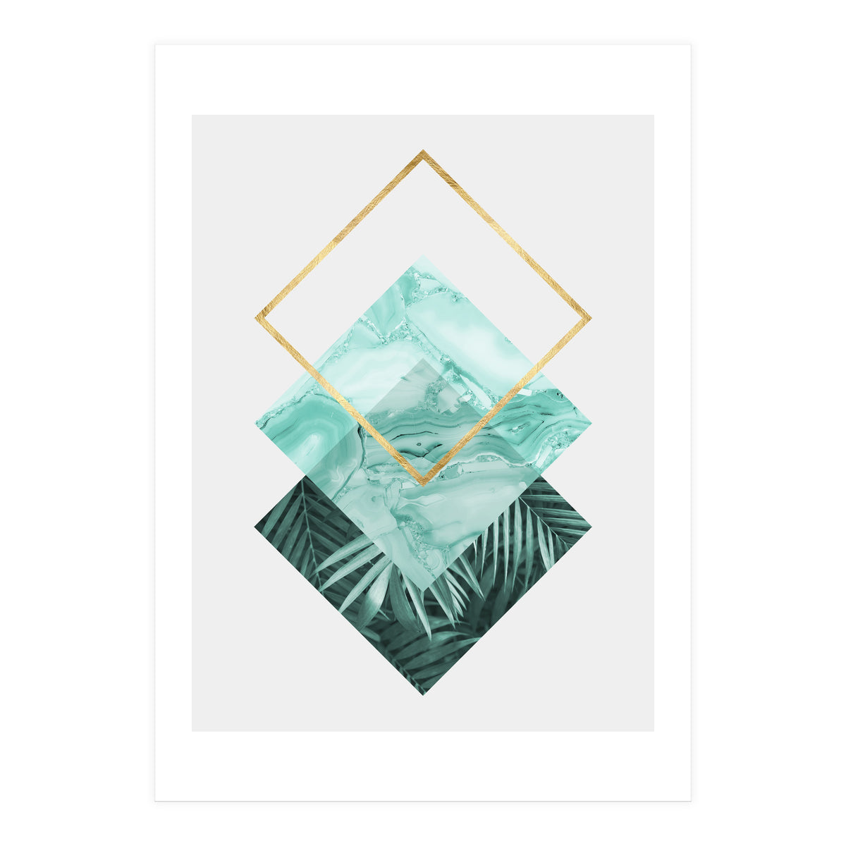 Botanical and geometric VI (Print Only)