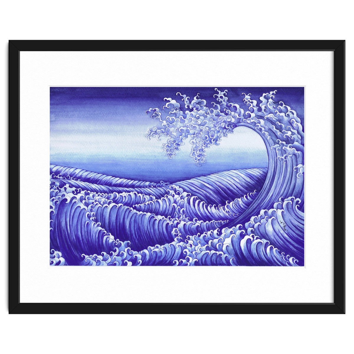 Turbulent Water Triptych part 3