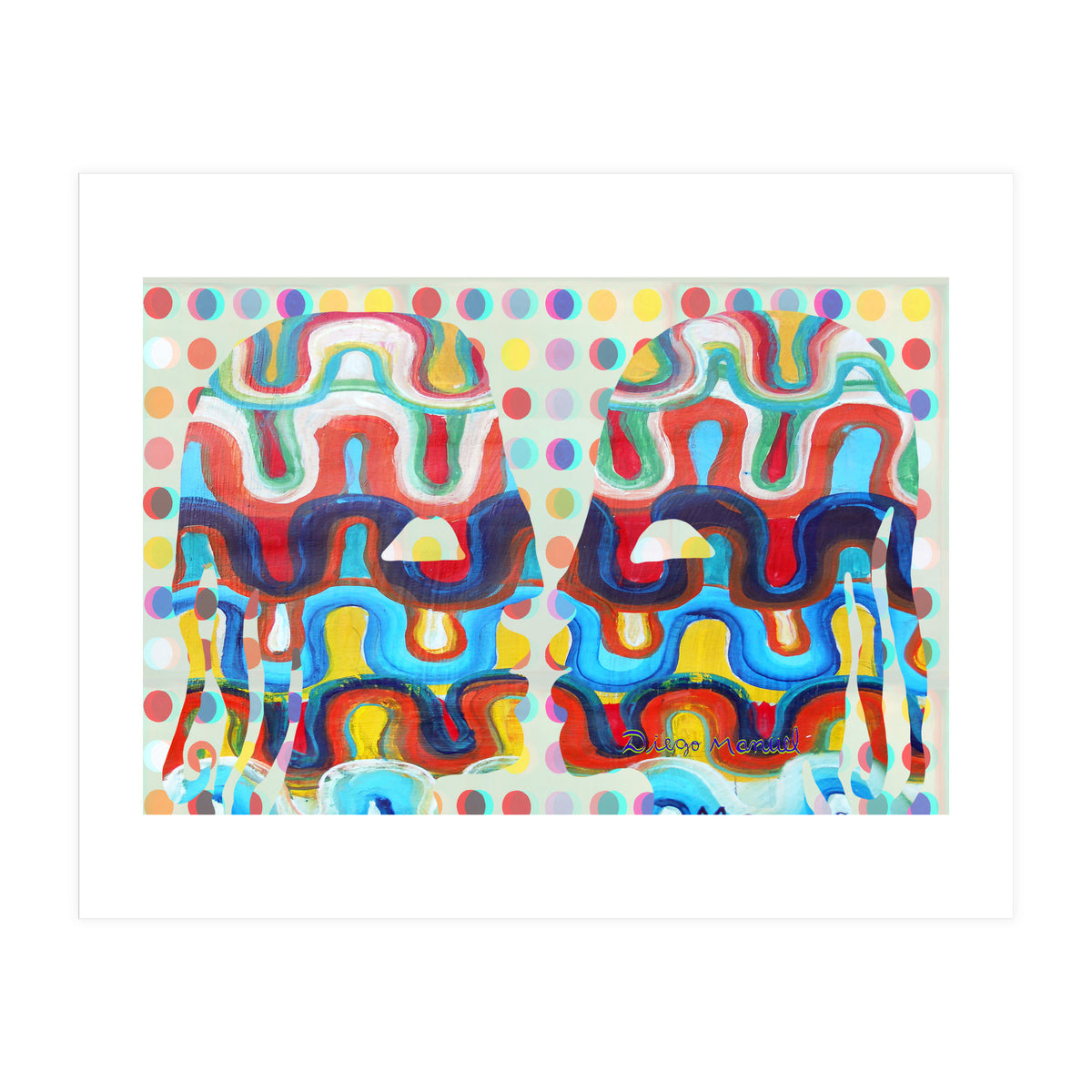 Abstracto Pop Nuevo B7 (Print Only)