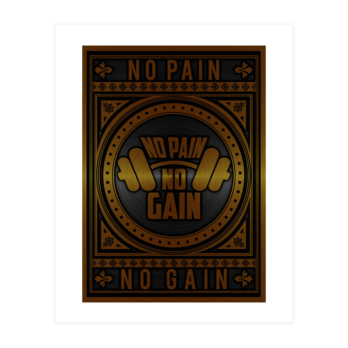 No Pain No Gain (Print Only)