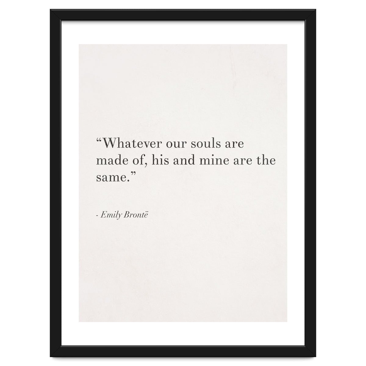 Whatever Our Souls Are Made Of By Bronte, White