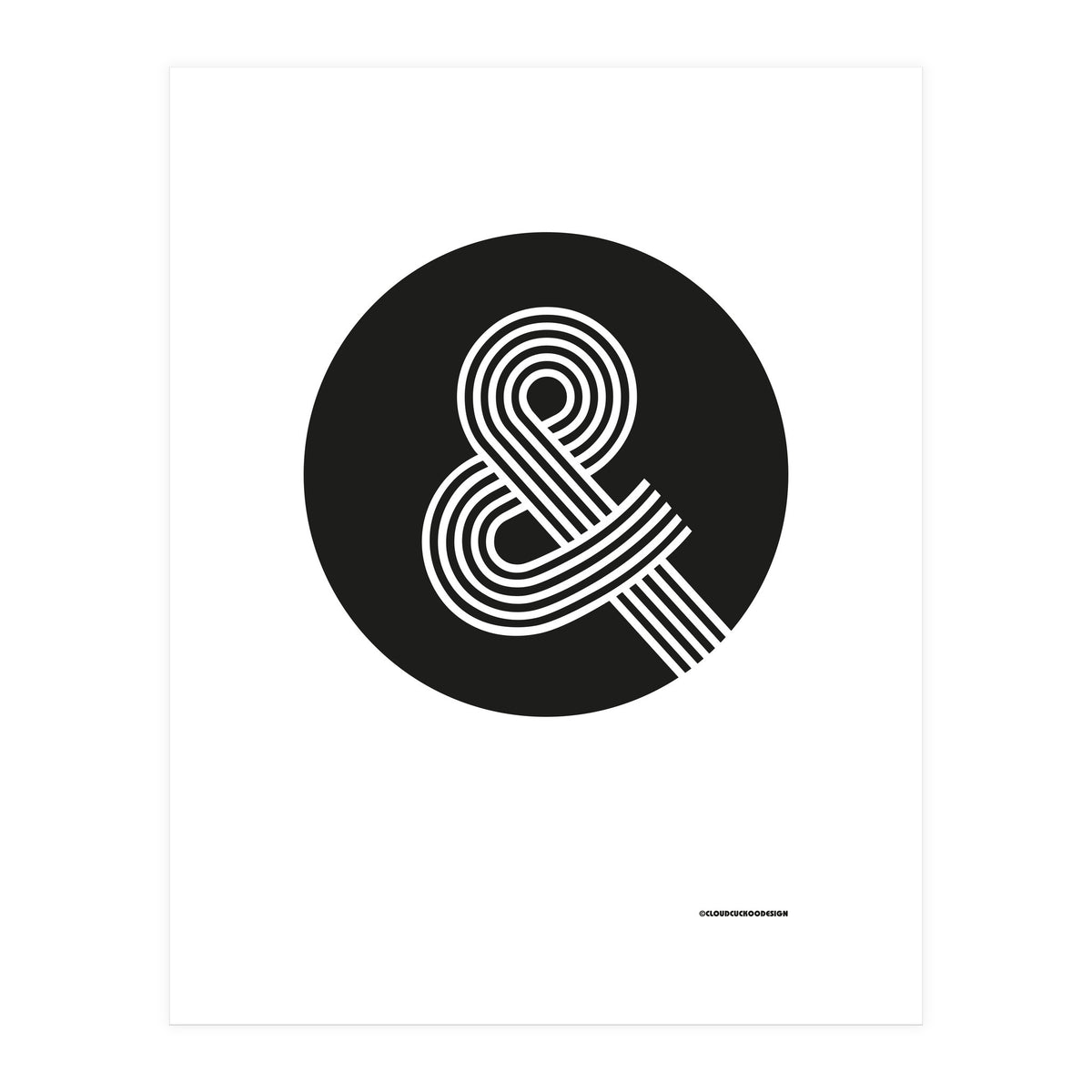Mono Ampersand (Print Only)