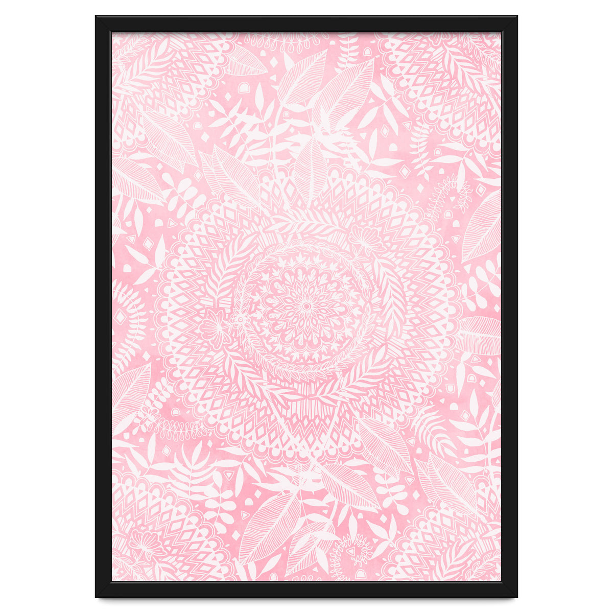 Medallion Pattern in Blush Pink