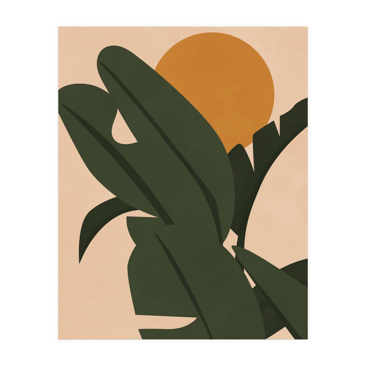 Banana Leaves Boho Style (Print Only)