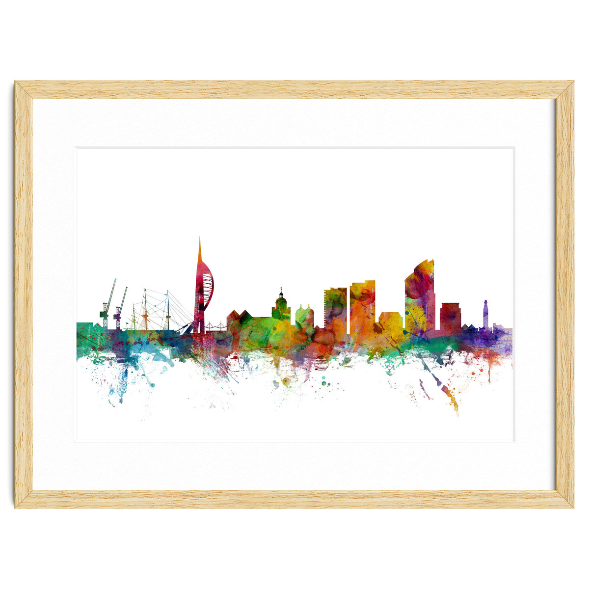 Portsmouth England Skyline