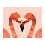 Flamingo Bird Low Poly Art  (Print Only) thumbnail
