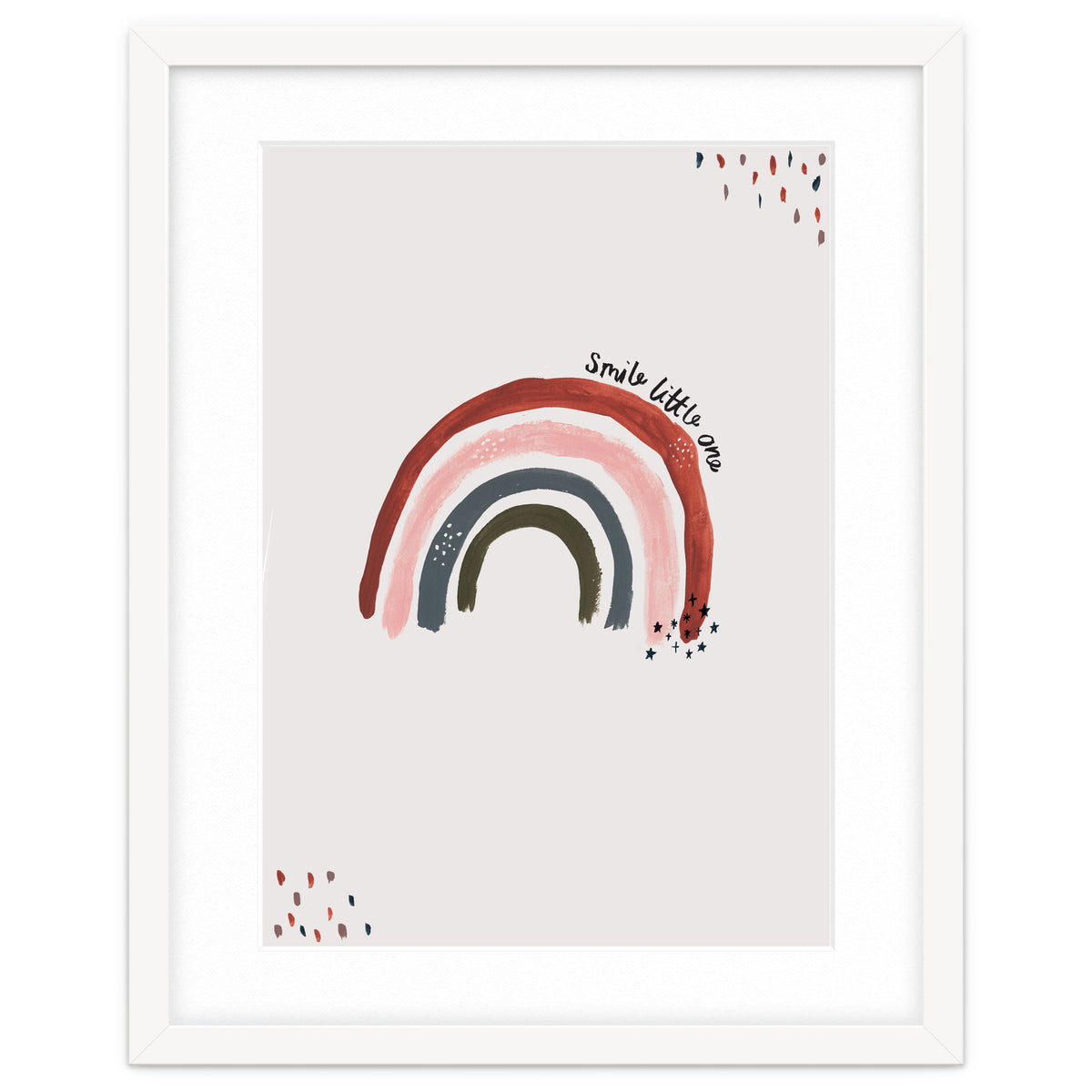 Smile Little One Rainbow Portrait