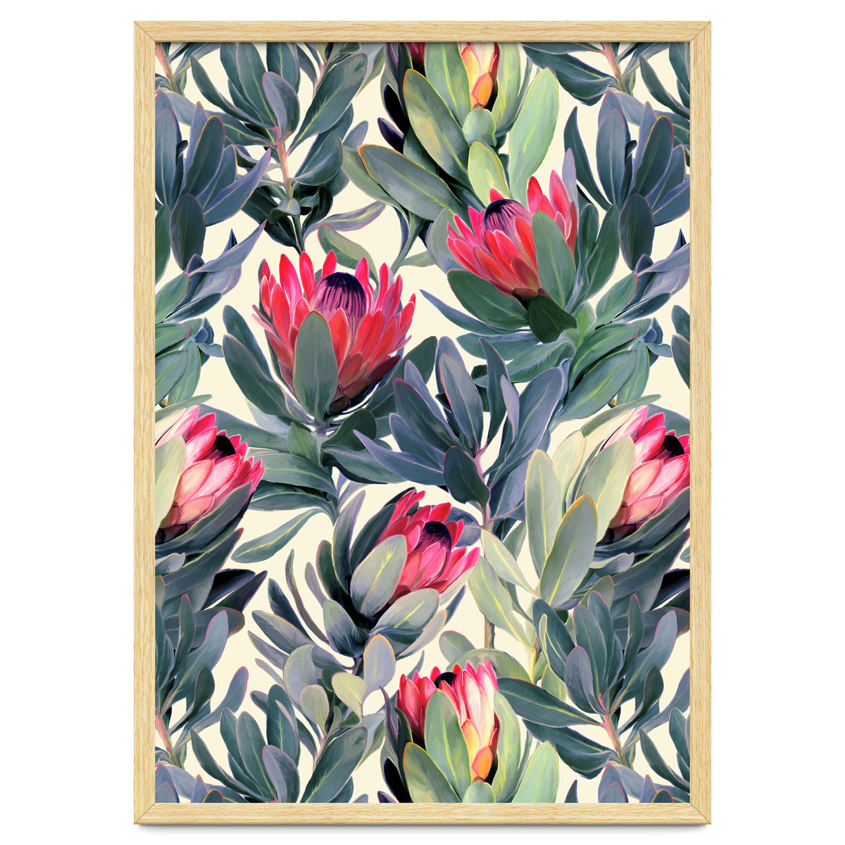 Painted Protea Pattern