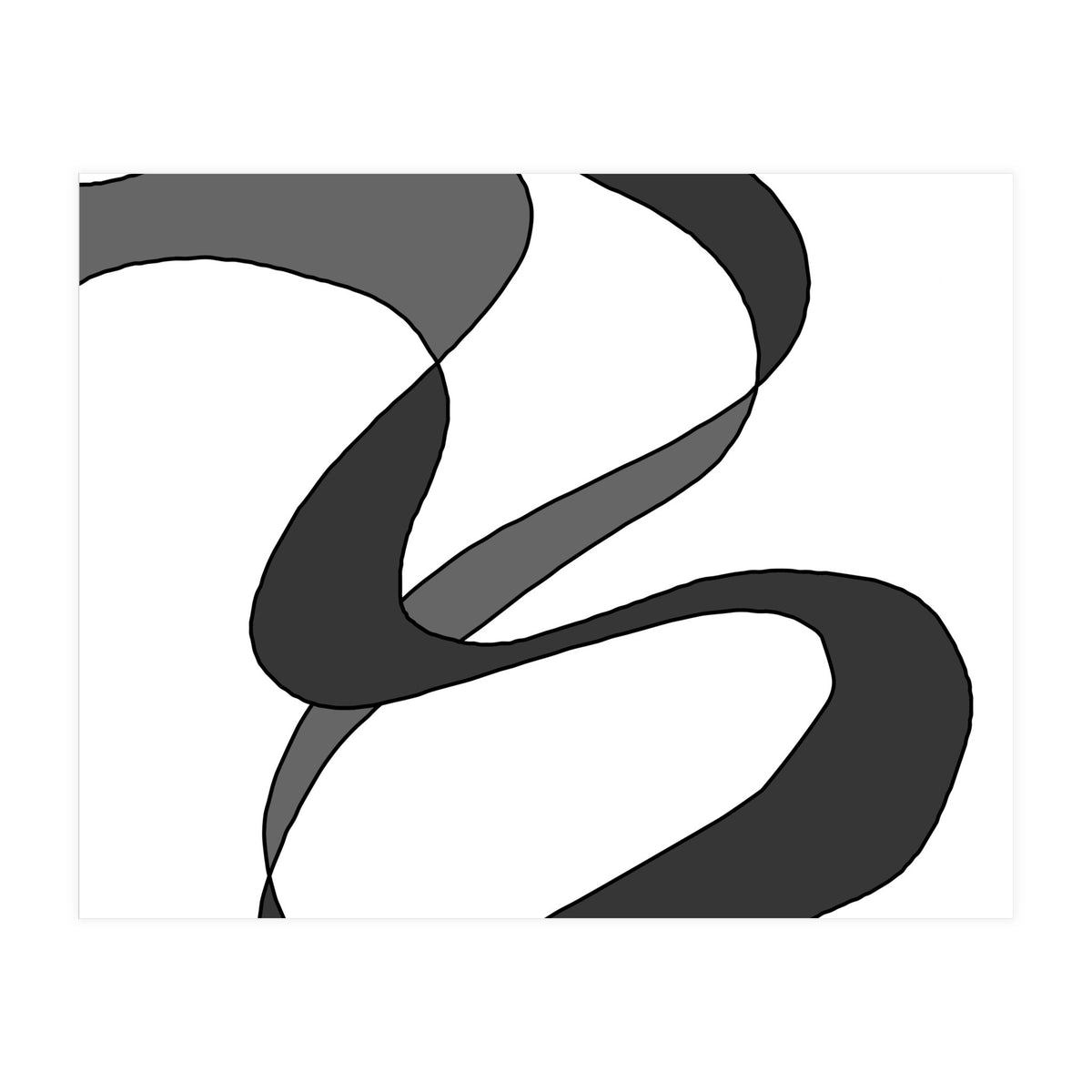 Grey Waves 2 (Print Only)