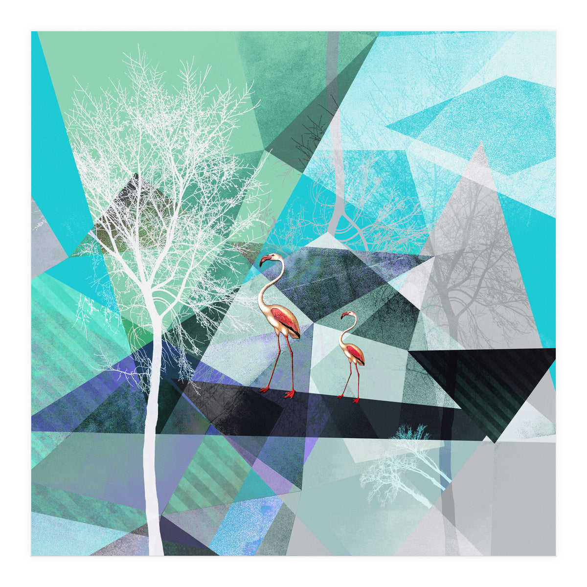 FLAMINGOS P19-A2   (Print Only)