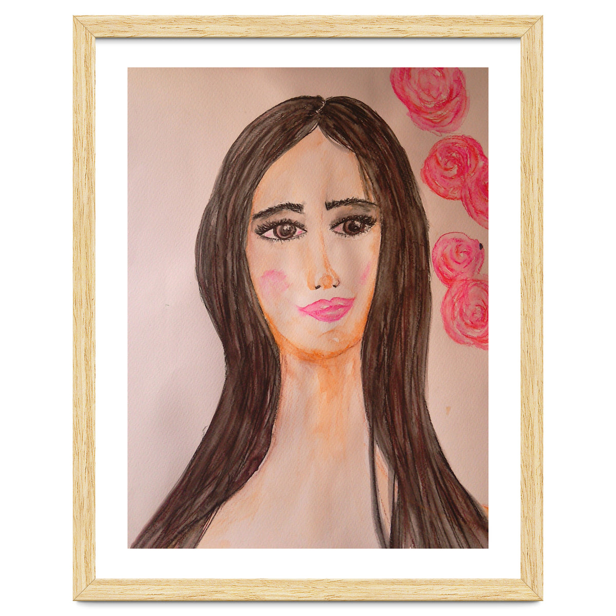 A Brunette With Sad Eyes