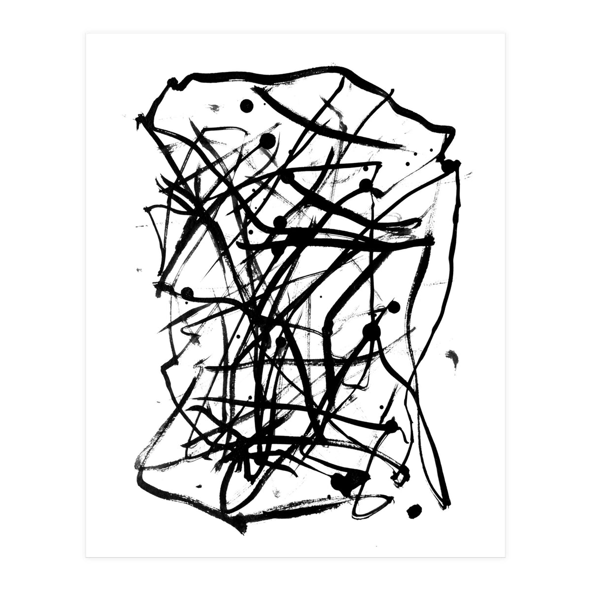 Homage to Jackson Pollock (Print Only)